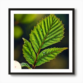 Alder leaf Art Print