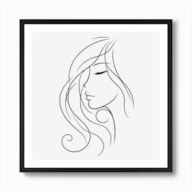 Portrait Of A Woman 10 Art Print