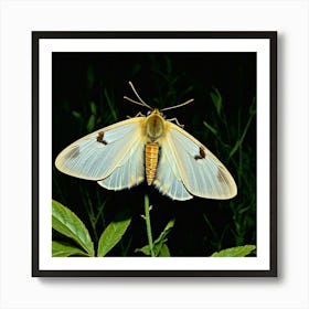 White Moth 1 Art Print