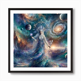 Goddess Of The Universe Art Print