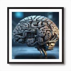 Brain Of A Robot 27 Art Print