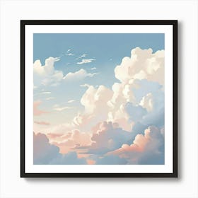 Clouds In The Sky 2 Art Print