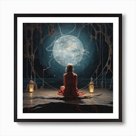 Full Moon 1 Art Print