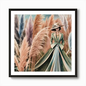 A Stunning Illustration Of A Dreamy Pampa Grass La Imkjqv Ntd Yu0fwxbsndw Mtnsseqqq7yi35qmrsizqw Art Print