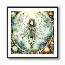 Ethereal Woman Art Print