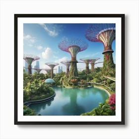 Gardens By The Bay Art Print