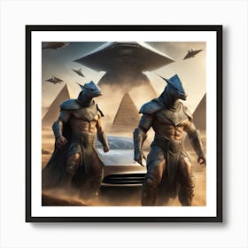 Lizard Twins EV Carjack Art Print