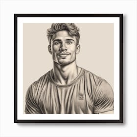 Portrait Of A Man Art Print