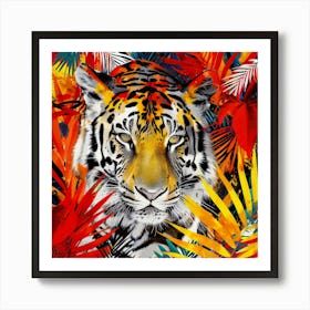 Tiger In The Jungle Art Print