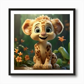 Lion Cub 20 Art Print