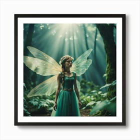 Fairy of the woods 1 Art Print