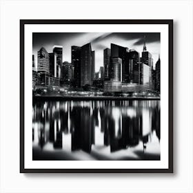 New York City Skyline 16 Art Print