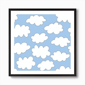 Mindfulnice Clouds 1 Art Print