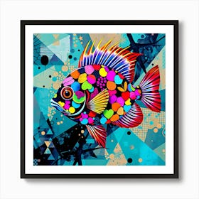 Abstract Fish 1 Art Print