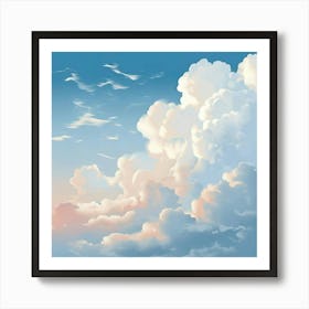 Clouds In The Sky 3 Art Print