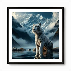 White Tiger 63 Art Print