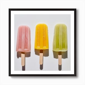 Popsicles 3 Art Print