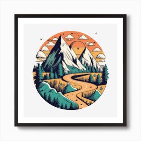 Mountain2 (1) Art Print