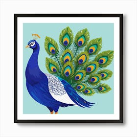 Peacock 5 Art Print