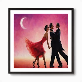 Tango Dancers Art Print