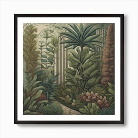 Botanic Garden Vintage Art Print