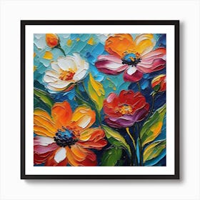 Flower Painting 1 Art Print