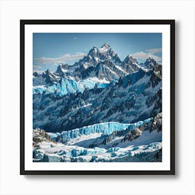 Chilean Glacier Art Print