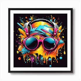 Abstract Dj Art Print