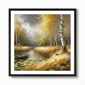 Autumn In The Woods 3 Art Print