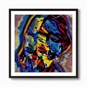 Modern Twin Woman 1 Art Print