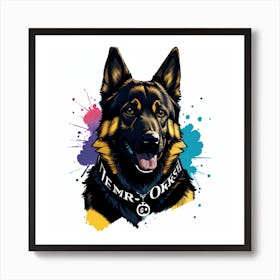 Fear Of Dogs Art Print