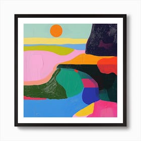 Abstract Travel Collection Gabon 2 Art Print