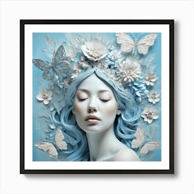 Portrait of A Woman  Art Print