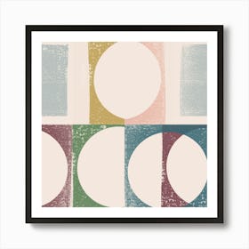 Modern Italian Villa Pink Blush Ab Art Print