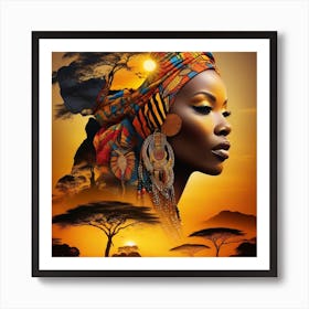 African Woman 2 Art Print