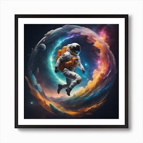 Swirling Galaxy Art Print