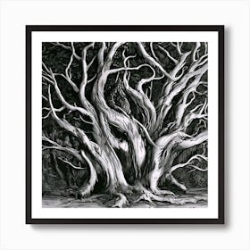 Artistic Tree Art Print