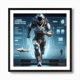 Futuristic Man 103 Art Print