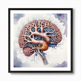 Human Brain 47 Art Print