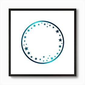 Stars In A Circle Art Print