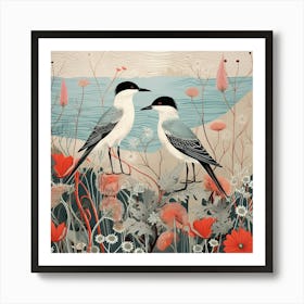 Bird In Nature Common Tern 4 Art Print