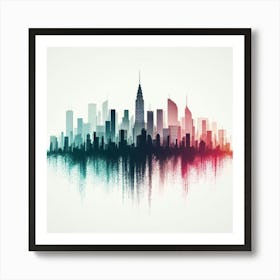 New York City Skyline 2 Art Print