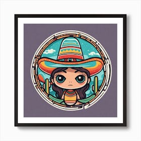 Mexican Girl 78 Art Print