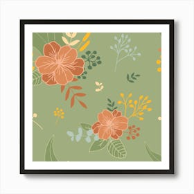 Floral Background 6622475 1280 Art Print