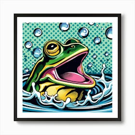 Pop Frog 1 Art Print