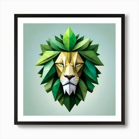 Lion Head 5 Art Print