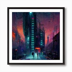 Cyberpunk 1 Art Print