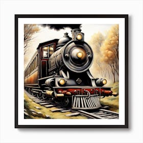 Train Art Print