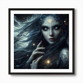 Dark Ethereal Beauty Art Print