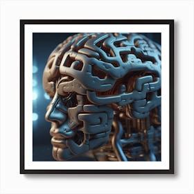 Artificial Brain 59 Art Print